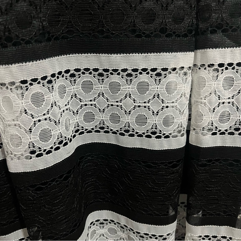 nwt Guess Black And White Dress Size S - Picture 7 of 12